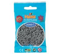 Desconocido Hama Perlen 501-17 - Cuentas pequeño, Gris 2000 Piezas [Importado de Alemania]