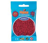 Desconocido Hama Perlen 501-22 - Beads Mini, 2000 Piezas Rojas Medianas [Importado de Alemania]