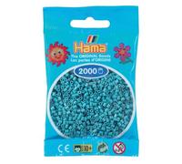Desconocido Hama Perlen 501-31 - Perlas, turquesas Mini 2000 Piezas [Importado de Alemania]