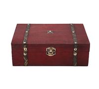 Desconocido HEEPDD Caja de Madera Vintage, Caja de Almacenamiento de Joyas de Madera Vintage Caja de Regalo de Organizador de Productos Vivos Antiguos Antiguos