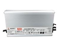 Desconocido HLG-600H-24A: MEAN WELL Fuente de alimentación LED 600 W, 24 V, IP65, voltaje y corriente ajustables 24 V 600 W