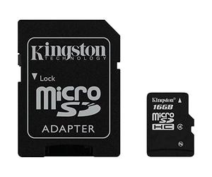 Desconocido Kingston 16GB microSDHC Class 4 + SD adaptér