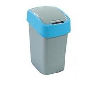 Desconocido Koš odpadkový Flipbin 25 l st?íbrný/modrý, Contenedor de Basura, 500009