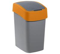Desconocido Koš odpadkový Flipbin 25 l stříbrný/žlutý,500008
