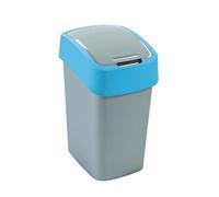 Desconocido Koš odpadkový Flipbin 50 l st?íbrný/modrý,500013