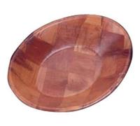 Desconocido L093 Tazón de madera ovalada