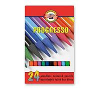 KOH-I-NOOR Progresso Woodless Coloured Pencils Estuche de lápices de colores 24 pcs