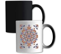 Desconocido Mandala of The Golden Hour Taza Que Cambia de Color Blanco One Size