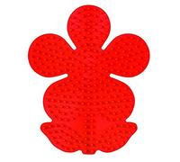 Desconocido- Midi - Placa Grande de Flores, Color Rojo (299-05)