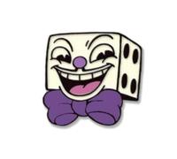 Desconocido Official Cuphead King Dice Enamel Collector Pin | Perfect for Cuphead Fans