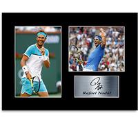 Desconocido Rafael Nadal jugador de tenis A4 impreso con autógrafo firmado para foto, regalo