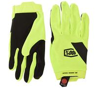 100% Guantes de bicicleta Ridecamp – amarillo fluorescente Talla M para hombre