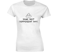 Desconocido Same Shit Different Day Camiseta Mujer Large
