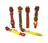 Desconocido Set 6 Soportes Quemador Incienso Resina Marihuana Cannabis Hierba Reggae Jamaica Variado