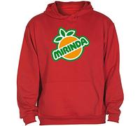 Desconocido Sudadera Adulto/Niño Mirinda EGB ochenteras 80´s Retro (L, Rojo)