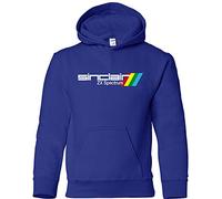 Desconocido Sudadera Sinclair ZX Spectrum Adulto/Niño EGB ochenteras 80´s Retro (L, Azulón)