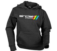 Desconocido Sudadera Sinclair ZX Spectrum Adulto/Niño EGB ochenteras 80´s Retro (L, Negro)