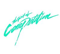 Desconocido Vinilo de Corte Pegatina The Spirit of Competition 15,5x10 cm (Menta)