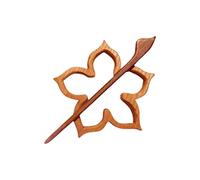 Desconocido Yiida Alfileres para Chal de suéter - Broche de Madera con Patrones de Animales, Broches para Moda Femenina, Broches y alfileres para Mujer, Navidad, Acción de Gracias, Año Nuevo