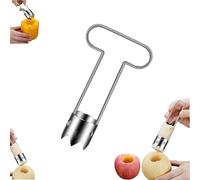 Descorazonador multifuncional de frutas y verduras, de acero inoxidable para semillas de pimiento y manzana, herramienta para sembrar pimiento rojo (2025),mango ergonómico