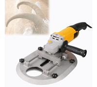 Descornador eléctrico de cuernos for ganado y ovejas, máquina cortadora de cuernos de mano, equipada con hoja de acero de alta velocidad de 80 dientes y herramienta(Yellow)