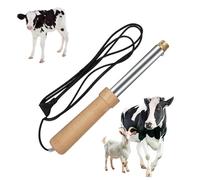 Descornador eléctrico de terneros - Herramienta de cabeza de cobre sin sangre para terneros, corderos, cabras - Dispositivo portátil de extracción de cuernos de alta temperatura con calentamiento