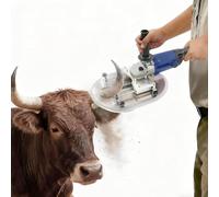 Descornador eléctrico, Descornador de ganado adulto, apertura de 3,35"/85 mm, El corte tarda solo 1-2 segundos, Rompedor de cuerno de toro grande sin sangre eléctrico, for ganado ovino