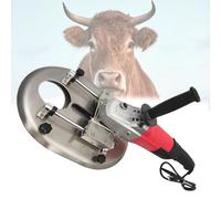 Descornador eléctrico for ganado grande, descornadores portátiles de mano, bovinos adultos, equipo ganadero, sin dolor for granjas y pastos ovino, resistencia a altas temperaturas(Red)