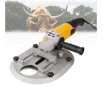 Descornador eléctrico for ganado vacuno y ovino, descornador de ganado grande, sierra de cuerno for vacas adultas, cortador de cuernos eléctrico sin dolor, portátil(Red)