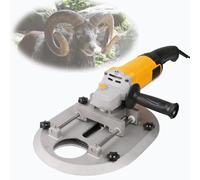 Descornador eléctrico for ganado vacuno y ovino, portátil, 1700 W for cabras, descornado sin sangre a gran escala for adultos, cuernos de toro, for ovejas, herramienta(Yellow)