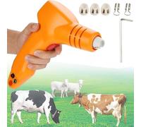 Descornador Eléctrico Mejorado Para Ganado, Cortador De Cuernos , Herramienta Descornado Calentamiento Rápido Para Terneros, Corderos Y Cabras, Extracción Segura Eficiente