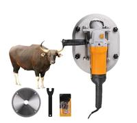 Descornador eléctrico para ganado vacuno y ovejas, 1700 W con hoja de sierra y mango auxiliar, velocidad de 8500 rpm, ideal para todos los animales, resistente, eficiente y fiable
