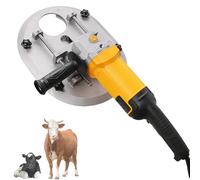 Descornador Eléctrico para Ganado y Cabras, Removedor de Cuernos 1900W con Motor de Alta Velocidad 8800RPM, Herramienta Profesional de Descornado para Uso Veterinario Humano y Eficiente yellow