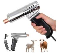 Descornador eléctrico para terneros y cabras, resistente a altas temperaturas, herramienta de cría de animales para el cuidado del ganado bovino y ovino (15-70 días de edad)