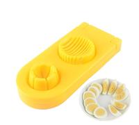 Descortador de huevos | Hilados de corte de huevos de corte | 2 en 1 Gadget de cocina lavable Lavavajillas para alimentos blandos | Tomate Fruta Setas Cereza Plátano Ensalada Desayuno