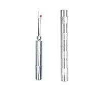 Descosedor de costura Needlework Leather Sewing Awl Stitch Unpicker Handmade Remover Tool Cross-Stitch Cross Seam Ripper(Silver)