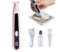 Descosedor de costura Professional Electric Seam Ripper Stitches Eraser For Embroidery Sewing Thread Remover Tool For Tailors Quilters Fiber Arti M0P9(Pink)