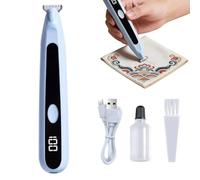 Descosedor de costura Professional Electric Seam Ripper Stitches Eraser For Embroidery Sewing Thread Remover Tool For Tailors Quilters Fiber Arti M0P9(Blue)