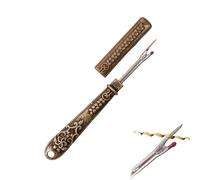 Descosedor de costuras clásico aleación for una rápida extracción puntadas y corte agujeros; herramienta sutura descosidora retro para Manualidades del Hogar Bordado(Color 1)