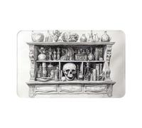 Descripción de la toalla de playa de terciopelo de piel de melocotón de secado rápido con estampado negro de símbolos de calavera, tamaño grande, 130 x 79 cm, para adultos, toalla súper absorbente