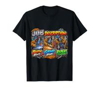 Descripción del Trabajo Burn Stuff Grind Stuff Repeat Welder Camiseta