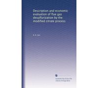 Description and economic evaluation of flue gas desulfurization by the modified citrate process