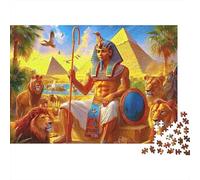 Descubre Egipto Puzzle de 1000 Piezas pirámide Papel Grueso para Adultos Puzzle esfinge Educativo decoración de Pared 52x38cm/1000pcs