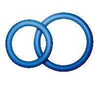 Potenzduo Potenz Duo Anillos Pene, Mediano, Azul - 100 gr