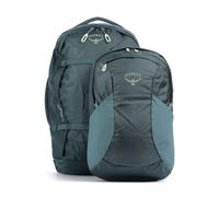 Descubre el compañero perfecto para tus aventuras con la Osprey Fairview 55, una mochila de viaje ligera pero espaciosa diseñada especialmente para mujeres. Fabricada con poliéster duradero y sin PFC,