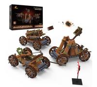¡Descubre el JMBricklayer 30001! Construye 3 máquinas de asedio medievales (catapulta, trebuchet, ballesta) en un solo kit. Un regalo único para adultos y adolescentes.