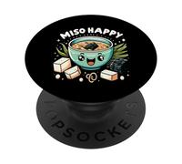 Descubre El Mundo De La Sopa Miso Y Sushi PopSockets PopGrip Adhesivo