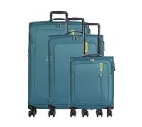 Descubre el set de maletas de 3 piezas perfecto para cubrir todas tus necesidades de viaje, ya sea para vacaciones en familia o escapadas de fin de semana. Fabricado en poliéster resistente con un for