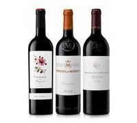 Descubre España | Selección Premium de 3 Vinos Icónicos - Camins del Priorat + Marqués de Murrieta Rioja + Pago de los Capellanes Ribera del Duero | Pack Degustación -MYSECRETWINE-