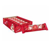 Descubre la suavidad de los bombones Lindor, chocolate suizo con leche de primera calidad y un relleno cremoso. Caja con 12 packs de 3 bombones.